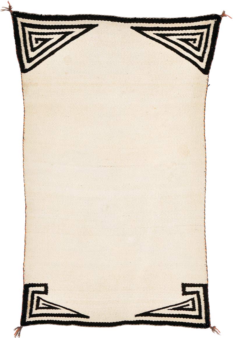 Double Saddle Blanket with Repeating Border