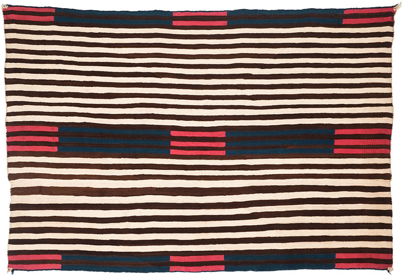 womans navajo blanket